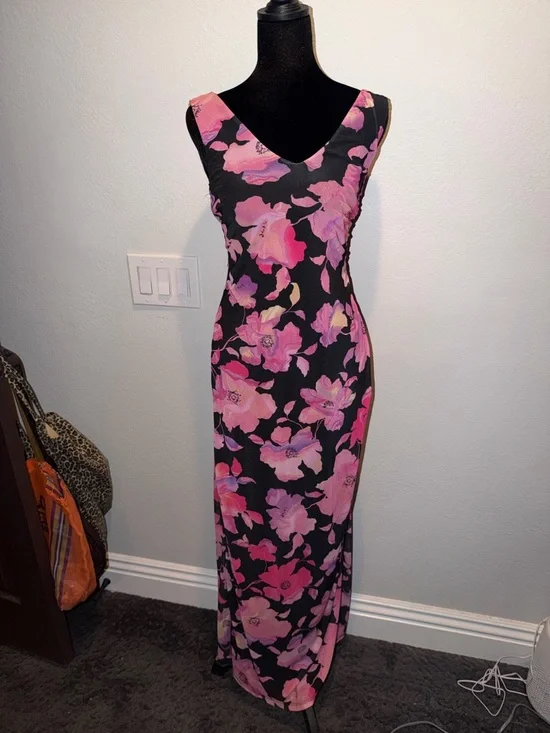 AFRM Los Angeles Pink Marble Bloom Maxi - Picture 3 of 7